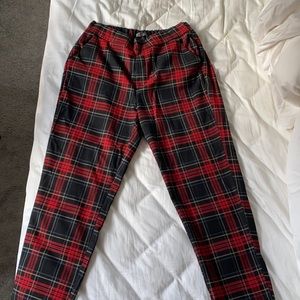 Patterned TRF Zara stretchy waist pants
